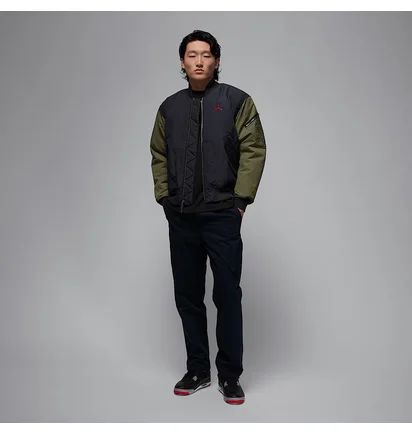 Бомбер чоловічий Air Jordan Renegade Black/Green HQ2664-045