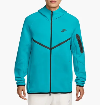 Толстовка мужская Nike Tech Fl. 2025 Turquoise HV0949-345