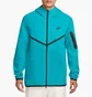 Толстовка мужская Nike Tech Fl. 2025 Turquoise HV0949-345