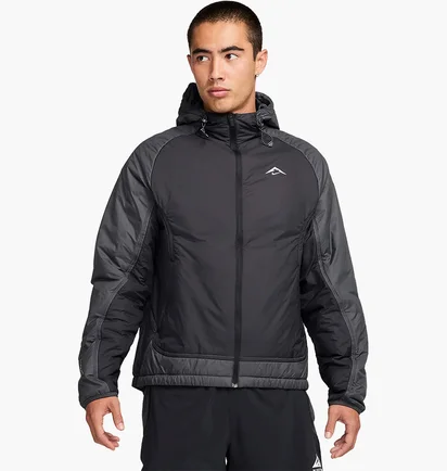 Куртка чоловіча Nike Trail Primaloft® Therma-Fit Running Jacket Black FZ0003-010