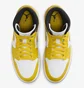 Кроссовки женские Air Jordan 1 Mid Yellow/White BQ6472-170