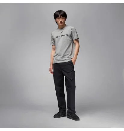 Футболка чоловіча Air Jordan Ss Crew Grey IB7353-091