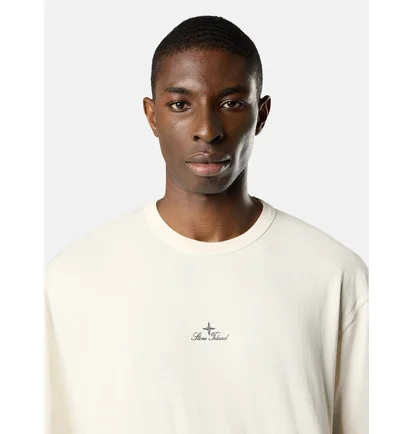 Футболка чоловіча STONE ISLAND Logo Printed Beige L1S152100006S0050-V0093