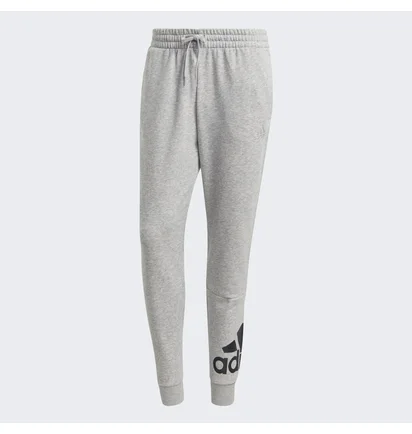 Штани чоловічі Adidas Essentials French Terry Tapered Cuff Logo Pants Grey GK8978