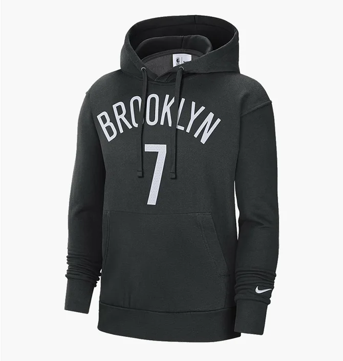 Худи мужское Nike Sweat Brooklyn Nets Essential Kevin Durant #7 Black DB1194-011