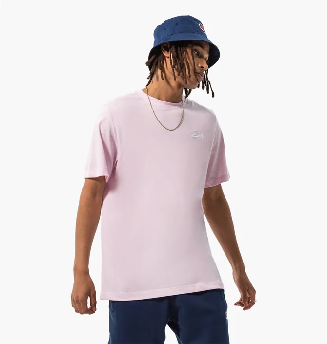 Футболка чоловіча Nike T-Shirt Sportswear Club Pink AR4997-665