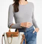 Сумка жіноча Michael Kors Hamilton Legacy Small Logo Belted Satchel Beige 30F1G9HS5B-VANILLA-ACORN-20573