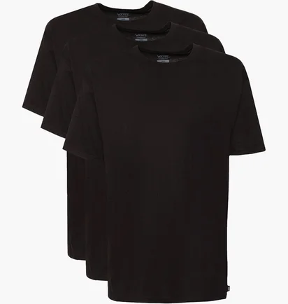 Футболка чоловіча Vans T-Shirt Mn Basic Tee Multipack Black VN000KHDBLK