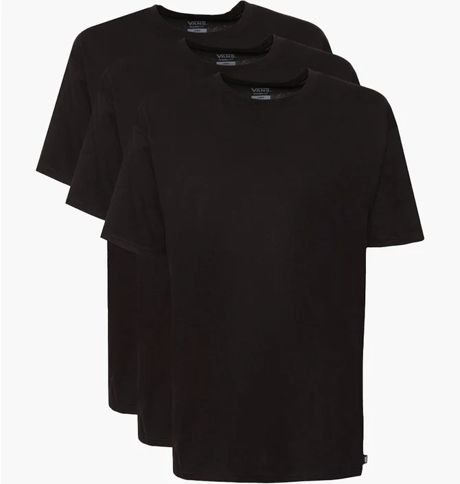Футболка чоловіча Vans T-Shirt Mn Basic Tee Multipack Black VN000KHDBLK