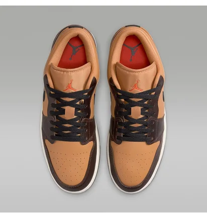 Кросівки чоловічі Air Jordan 1 Low Se Orange/Brown HQ3603-201