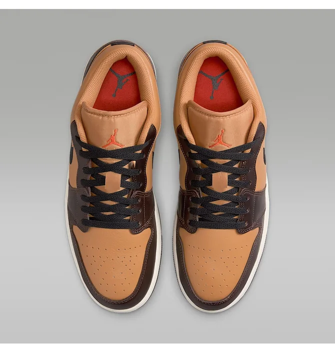 ᐉ Кросівки чоловічі Air Jordan 1 Low Se Orange/Brown HQ3603-201