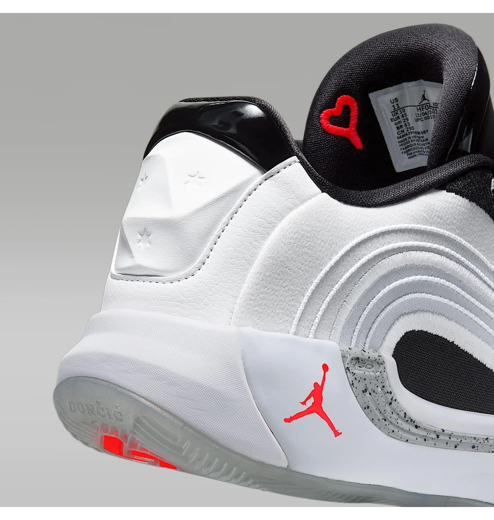 ᐉ Кросівки унісекс Air Jordan Luka 4 White/Black HF0823-101