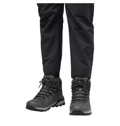 Черевики чоловічі Jack Wolfskin Refugio Texapore Grey 4049841-6945