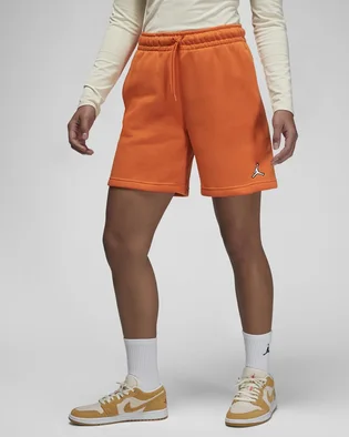 Шорты женские Air Jordan Brooklyn Fleece Shorts Orange DX0380-847