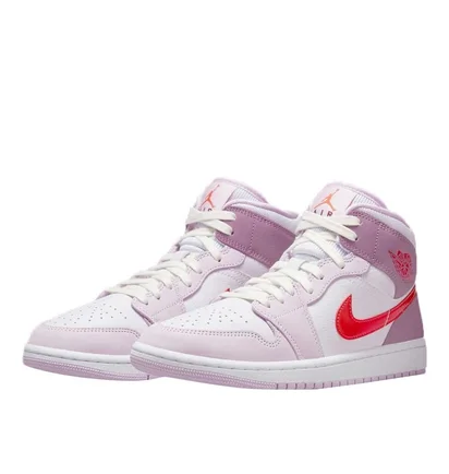 Кроссовки женские Air Jordan 1 Mid "Valentines Day" Pink Dr0174-500