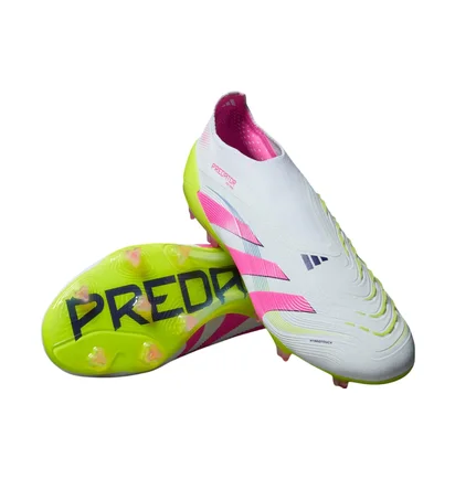 Бутсы унисекс Adidas Predator Elite Ll White/Pink ID3876