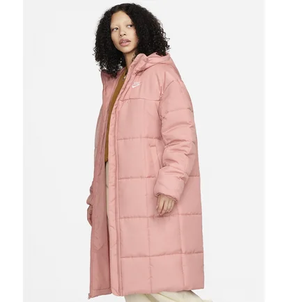 Парка жіноча Nike Sportswear Classic Puffer Therma-Fit Loose Hooded Parka Pink FB7675-618