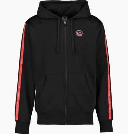 Толстовка мужская Nike Nsw Cs Hoody Flc Bb Black IH4285-010