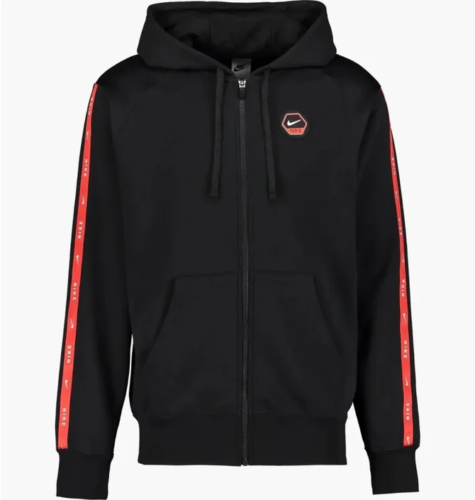 Толстовка мужская Nike Nsw Cs Hoody Flc Bb Black IH4285-010
