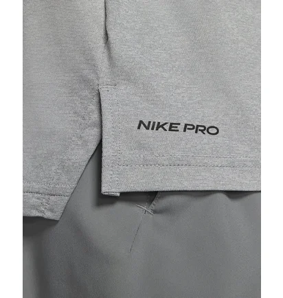 Футболка чоловіча Nike M Np Df Hpr Dry Top Ss Grey Cz1181-073