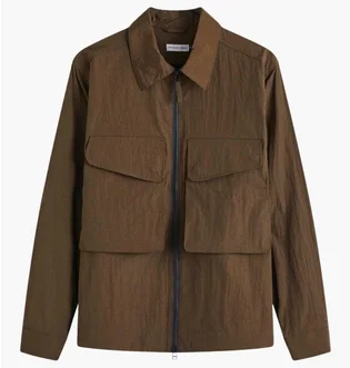 Ветровка мужская Pop Trading Company Boxer Brown POPAW24-03-001