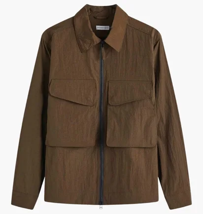 Ветровка мужская Pop Trading Company Boxer Brown POPAW24-03-001