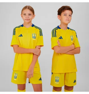 Футболка детская Adidas Ukraine 24 Kids Performance Yellow IP2189