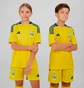 Футболка детская Adidas Ukraine 24 Kids Performance Yellow IP2189