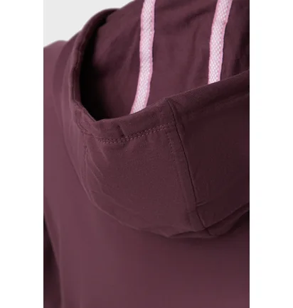 Толстовка женская CMP Jacket Fix Hood Bordo 32D8016-C904