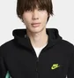 Толстовка мужская Nike Sportswear Tech Fleece Windrunner Black/Turquoise HF4432-349