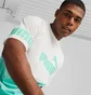 Футболка чоловіча Puma Power Colourblock White/Turquoise 673321-77