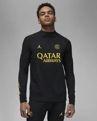 Лонгслів чоловічий Air Jordan Psg M Nk Dfadv Strk Elt Dril Tp Kks 4Th Black DR4498-011