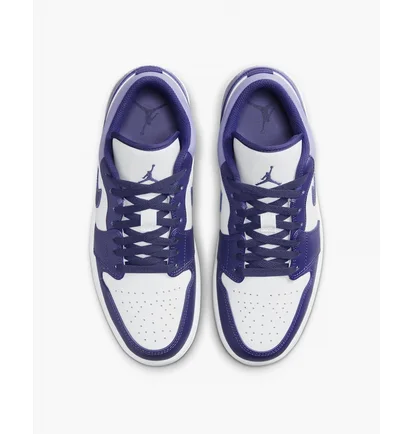 Кросівки чоловічі Air Jordan 1 Low MenS Shoes White/Violet 553558-515