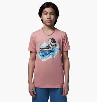 Футболка детская Air Jordan Aj1 Wave Ss Pink 95F043-AID