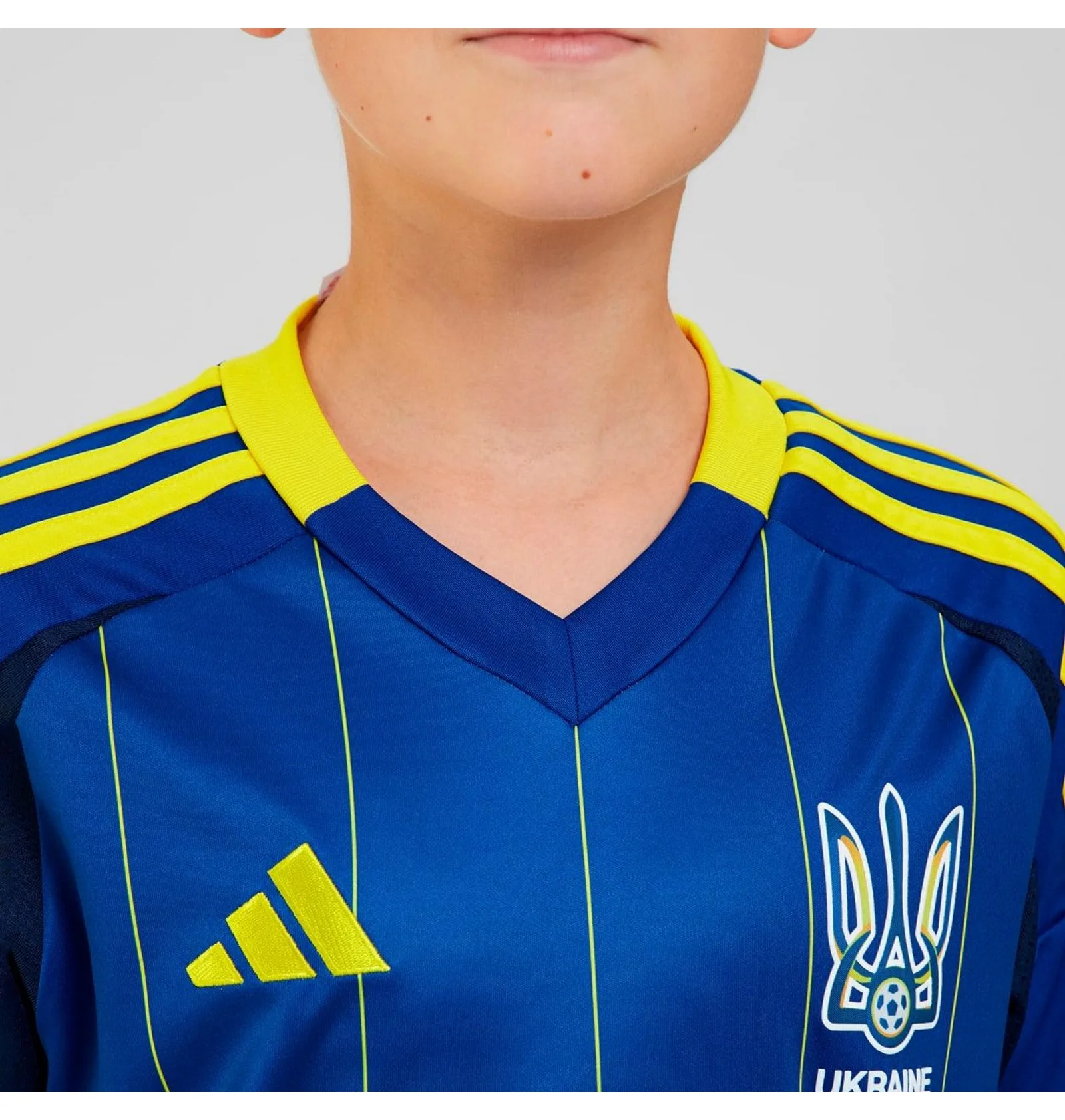 ᐉ Футболка дитяча Adidas Ukraine 24 Kids Performance Blue IP2186