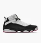 Кроссовки мужские Air Jordan 6 Rings Black/White 322992-008