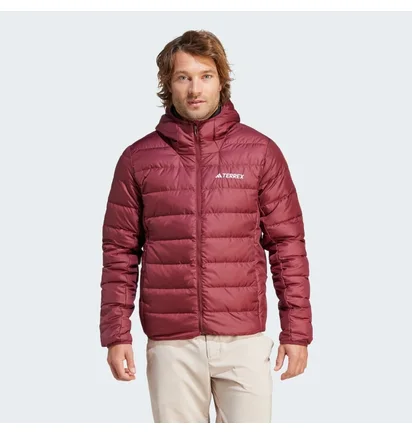 Пуховик чоловічий Adidas Terrex Multi Light Down Hooded Red IP6040