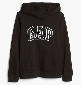 Худи женское Gap Logo Hoodie True Black 451202Trblck