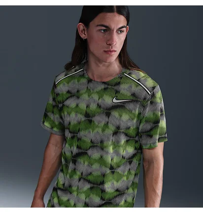 Футболка чоловіча Nike Festival Miler Green/Grey IM2082-010