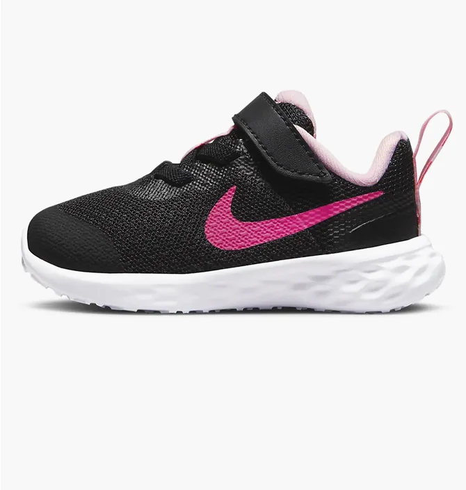 Кроссовки детские Nike Revolution 6 Nn (Tdv) Black Dd1094-007