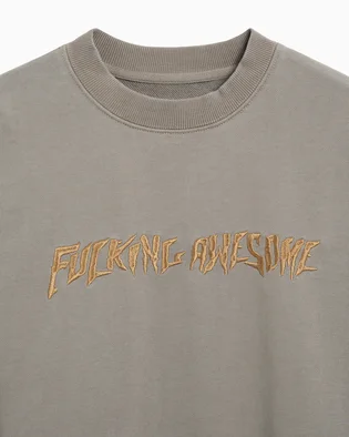 Свитшот мужской Fucking Awesome Distressed Stamp Crew Beige PN25324