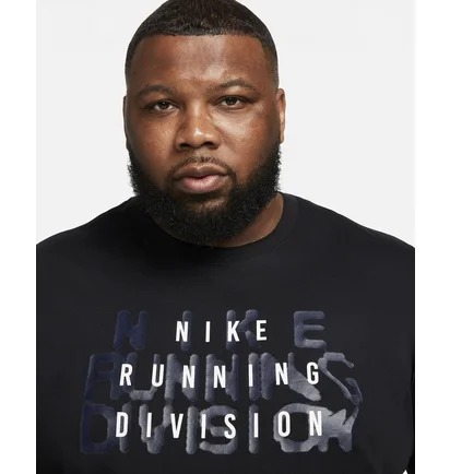 Футболка мужская Nike Dri-Fit Run Division MenS Running T-Shirt Black FJ2356-010