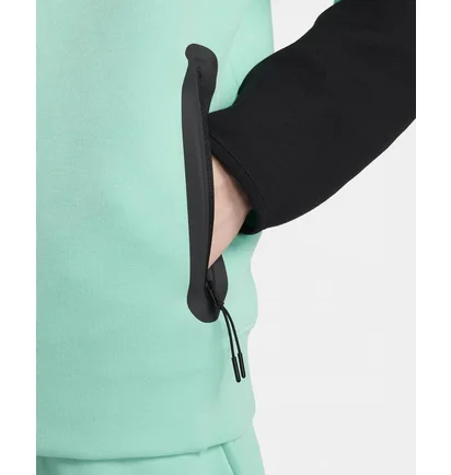Толстовка мужская Nike Sportswear Tech Fleece Windrunner Black/Turquoise HF4432-349
