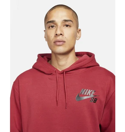 Худи унисекс Nike Sb Icon Red CW7064-690