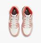 Кроссовки детские Air Jordan 1 Mid Orange Suede Peach/White DV1336-800
