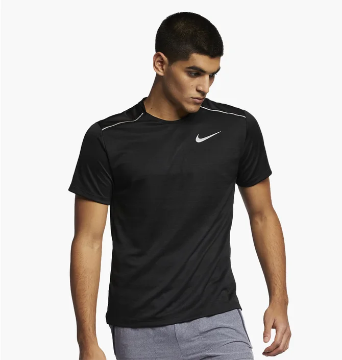 Футболка мужская Nike Dri-Fit Miler Black AJ7565-010