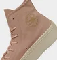 Кеди жіночі Converse All Star Modern Lift Mono Suede Platform Casual Shoes Beige A04663C