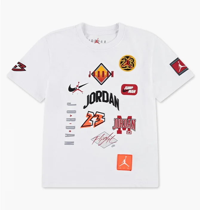 Футболка дитяча Air Jordan Dynasty Patch White 95F385-001