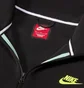 Толстовка мужская Nike Sportswear Tech Fleece Windrunner Black/Turquoise HF4432-349
