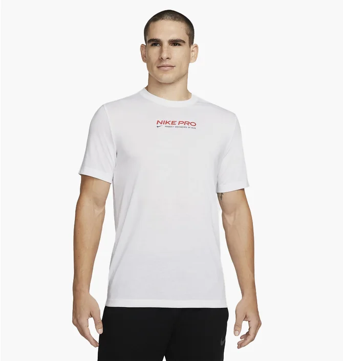 Футболка чоловіча Nike Mens Training T-Shirt White Dm5677-100